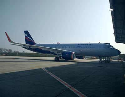 AviaAM Financial Leasing China delivers brand-new Airbus A320 to Aeroflot