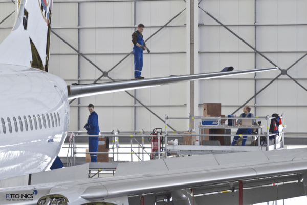 Aircraft painting services