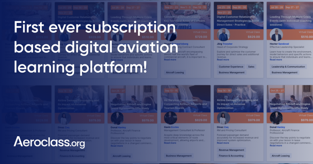 Aeroclass kicks off new era of learner-centric aviation training with first ever subscription model